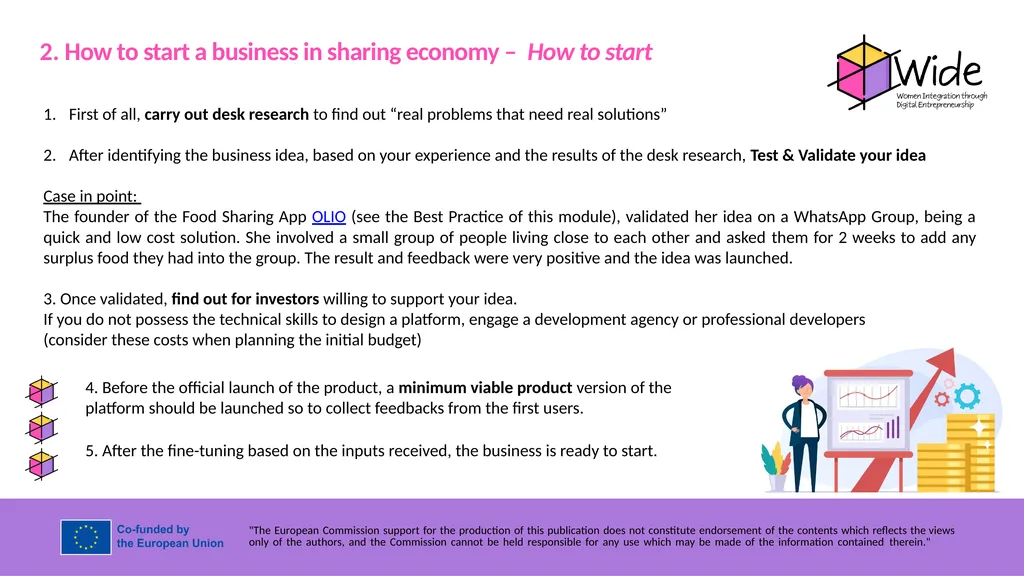 SHARING ECONOMY Partner: IDP Objectives & Goals At - slide 11 of 17