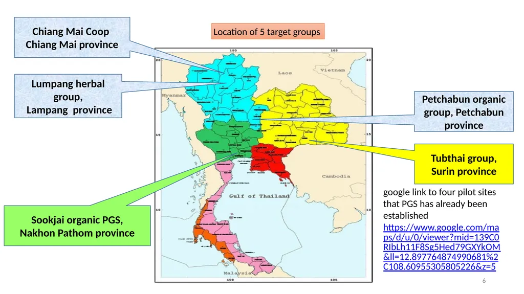 LOA project implementation PGS project Thailand - slide 6 of 13