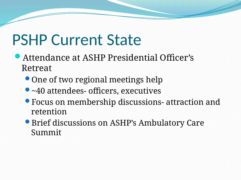 PSHP President’s Update PSHP Annual Assembly - slide 11 of 56
