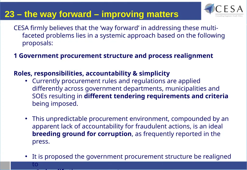 Current procurement environment from a - slide 24 of 29