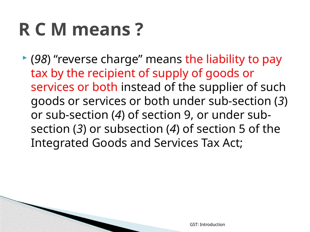 GOODS & SERVICES TAX (GST) IN INDIA GST: - slide 32 of 64
