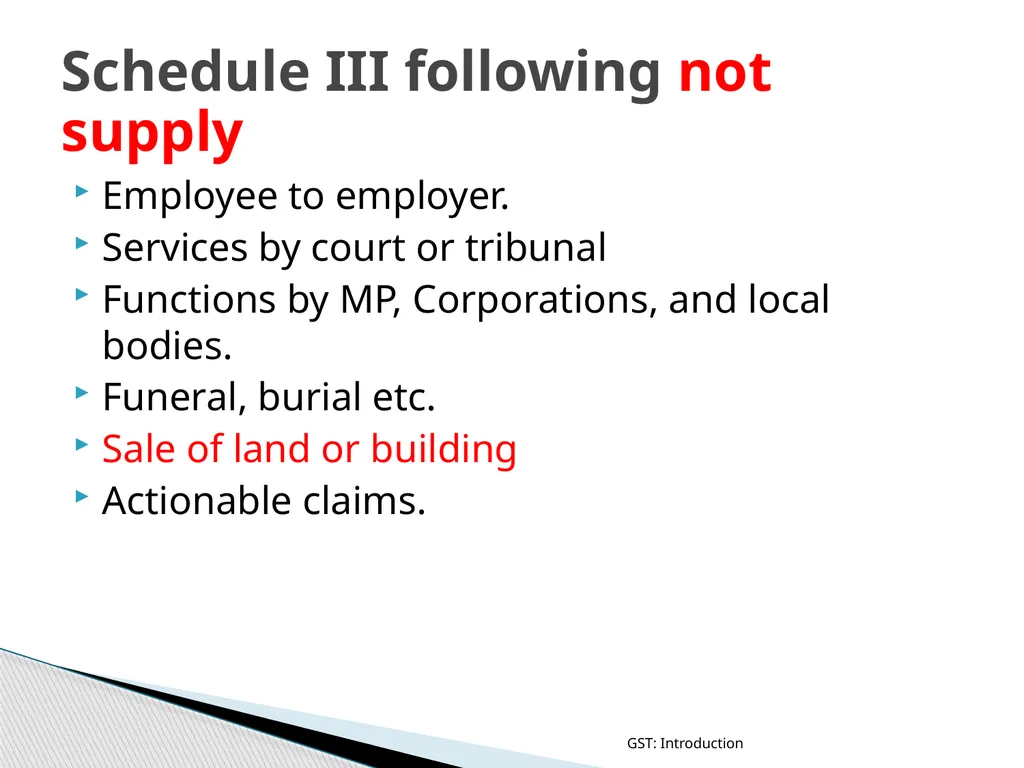 GOODS & SERVICES TAX (GST) IN INDIA GST: - slide 26 of 64