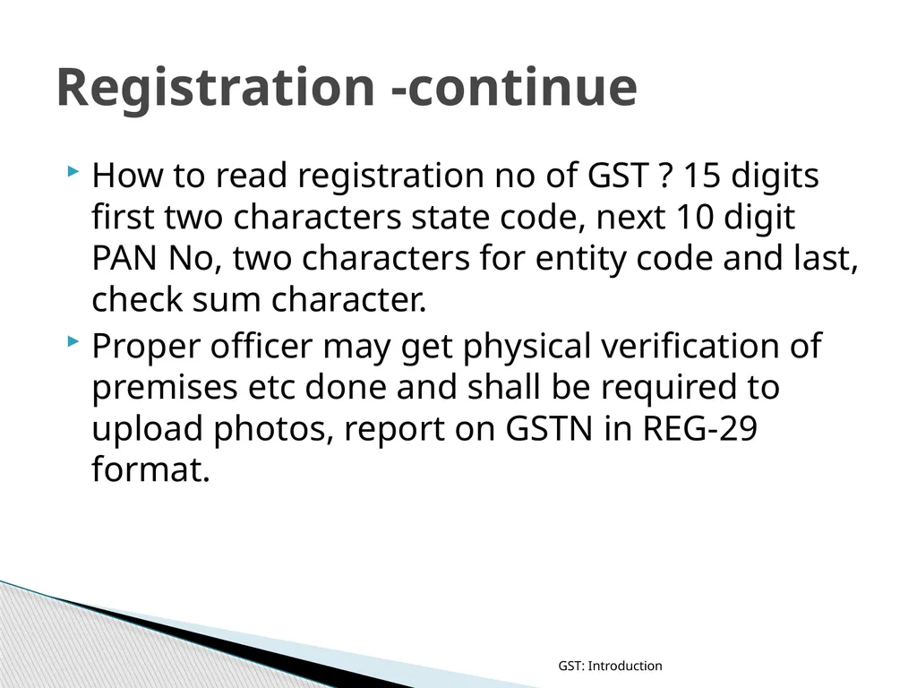GOODS & SERVICES TAX (GST) IN INDIA GST: - slide 39 of 64
