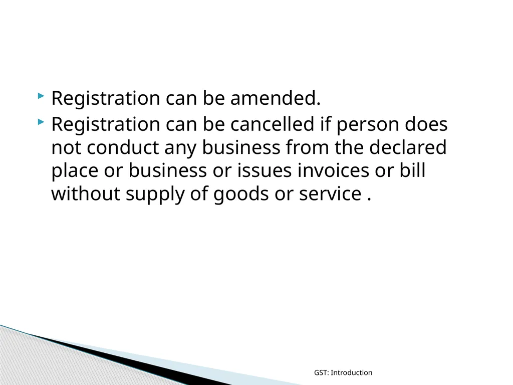 GOODS & SERVICES TAX (GST) IN INDIA GST: - slide 41 of 64