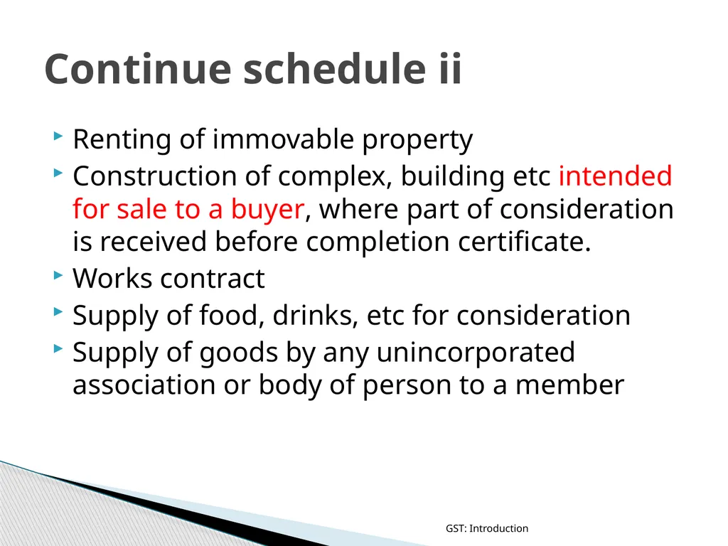 GOODS & SERVICES TAX (GST) IN INDIA GST: - slide 25 of 64