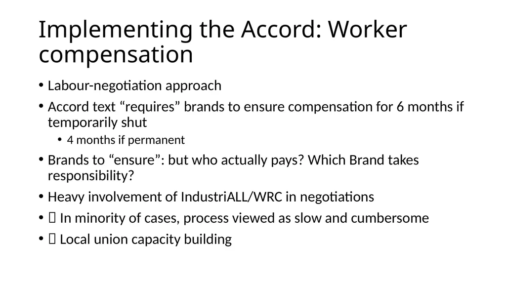 Global labour governance: an idea whose time has - slide 13 of 17