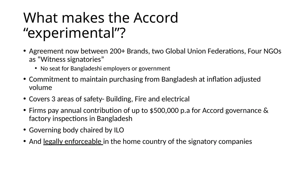 Global labour governance: an idea whose time has - slide 11 of 17