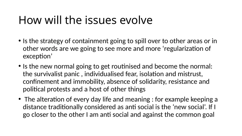 Thinking through Covid (19) response Possible - slide 10 of 12