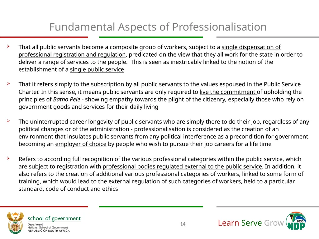 A National Implementation Framework towards the - slide 14 of 35