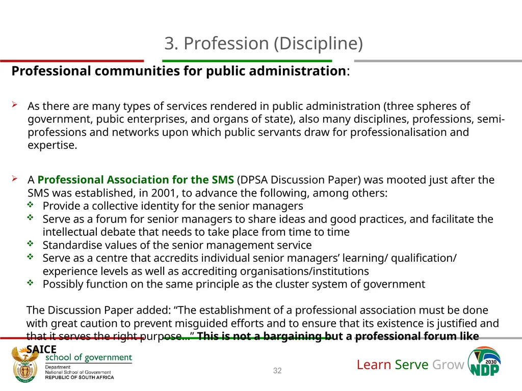 A National Implementation Framework towards the - slide 32 of 35