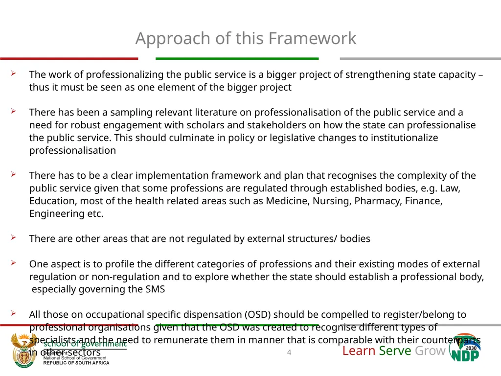A National Implementation Framework towards the - slide 4 of 35