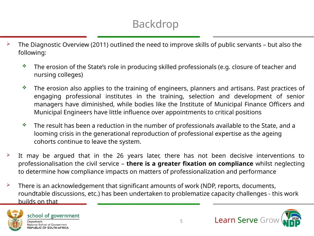A National Implementation Framework towards the - slide 5 of 35