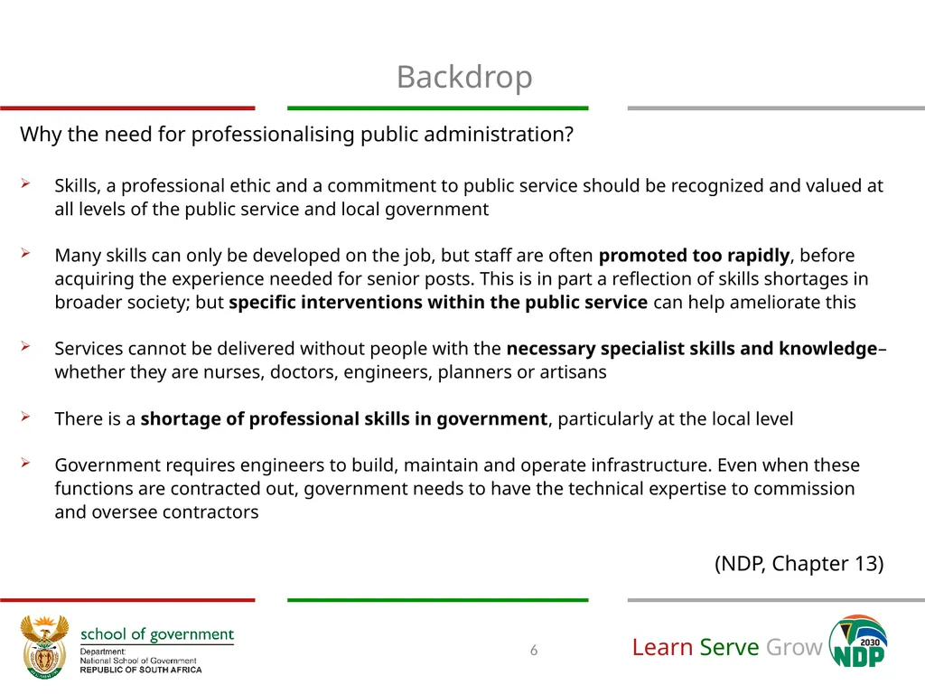A National Implementation Framework towards the - slide 6 of 35