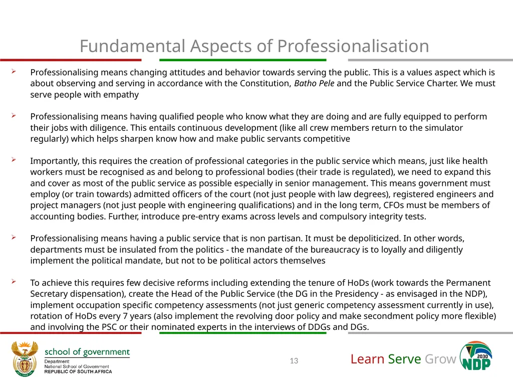 A National Implementation Framework towards the - slide 13 of 35