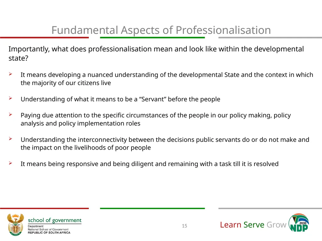 A National Implementation Framework towards the - slide 15 of 35