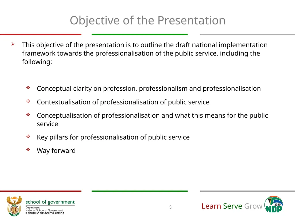 A National Implementation Framework towards the - slide 3 of 35