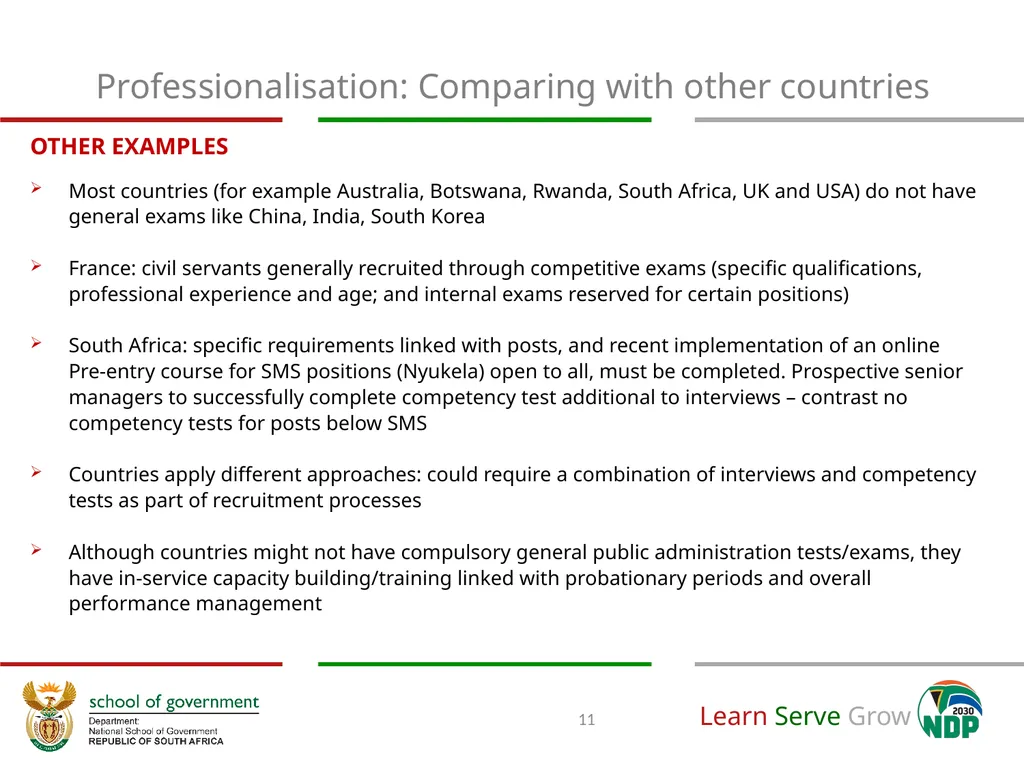 A National Implementation Framework towards the - slide 11 of 35