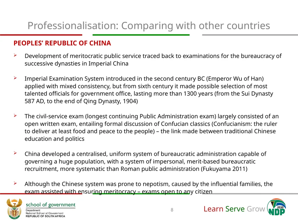 A National Implementation Framework towards the - slide 8 of 35