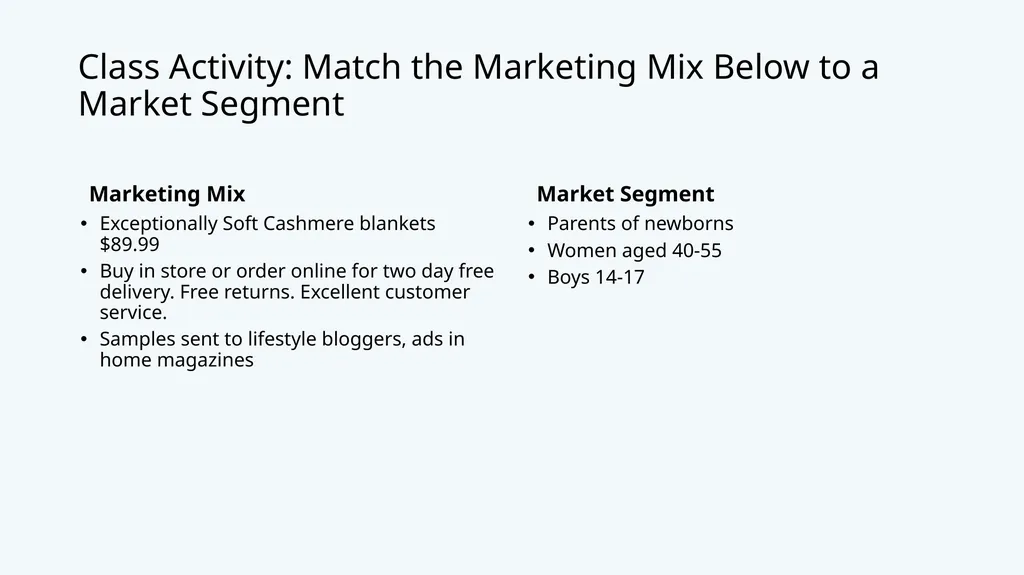 Principles of Marketing Module 2: Marketing - slide 20 of 21