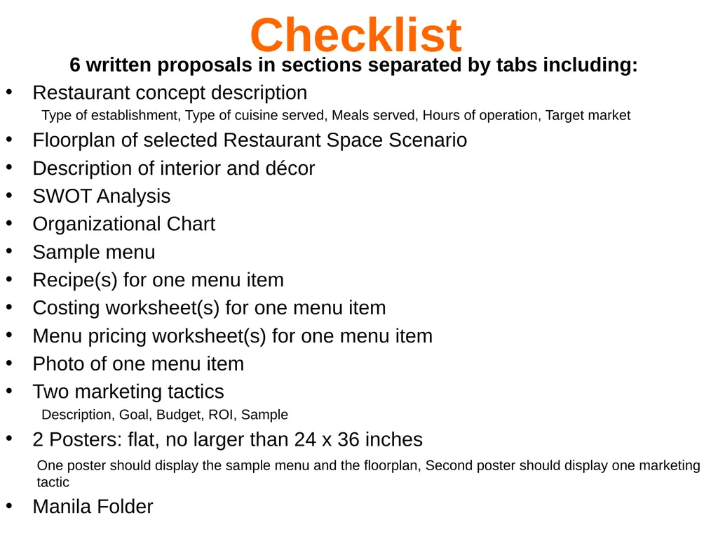 Nevada ProStart Management Competition Overview - slide 4 of 13