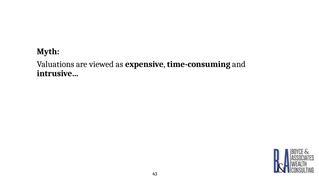 Eric C. Boyce, CFA President & CEO Boyce & - slide 43 of 67