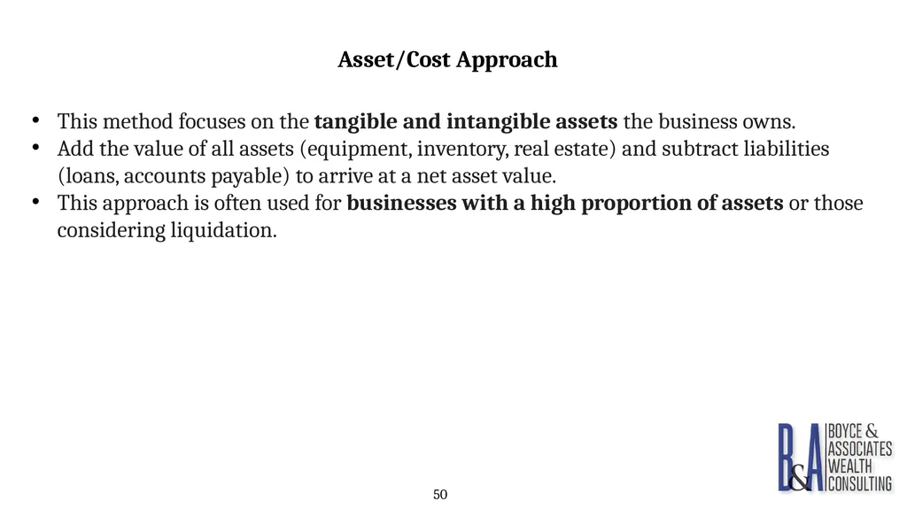 Eric C. Boyce, CFA President & CEO Boyce & - slide 50 of 67