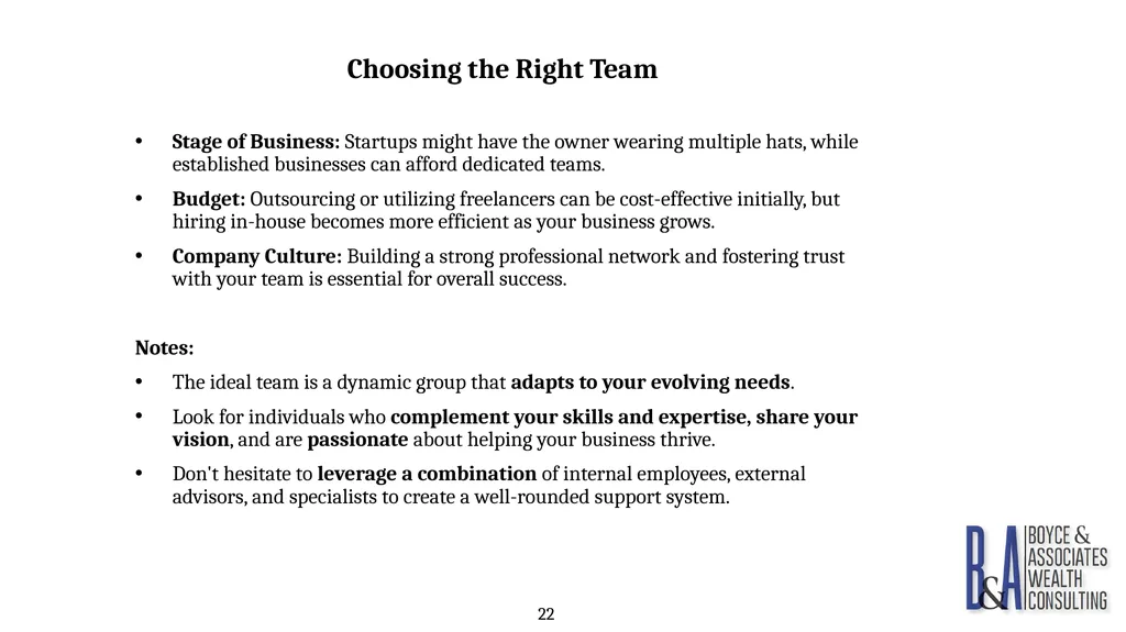 Eric C. Boyce, CFA President & CEO Boyce & - slide 22 of 67