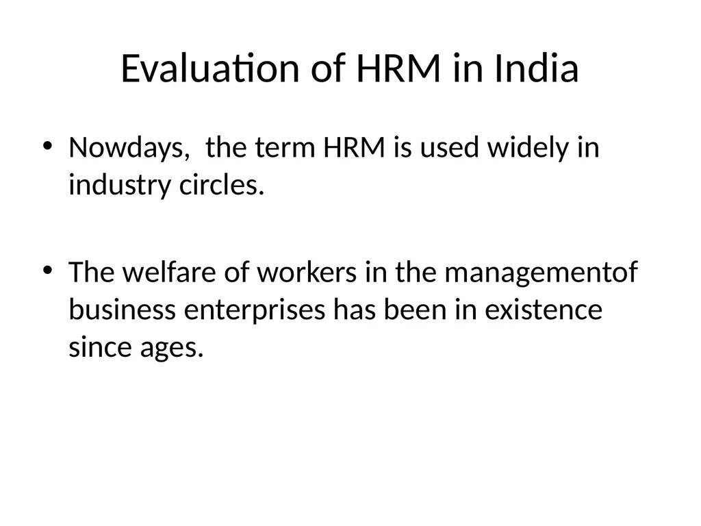 HUMAN RESOURCE MANAGEMENT Unit-1 Concepts, - slide 27 of 32
