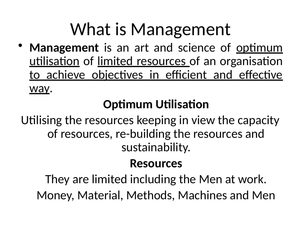 HUMAN RESOURCE MANAGEMENT Unit-1 Concepts, - slide 5 of 32