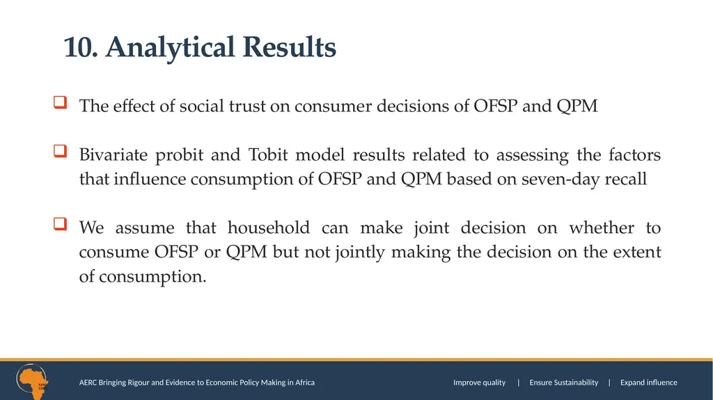 SOCIAL TRUST AND CONSUMPTION EXPENDITURE DECISIONS - slide 40 of 52