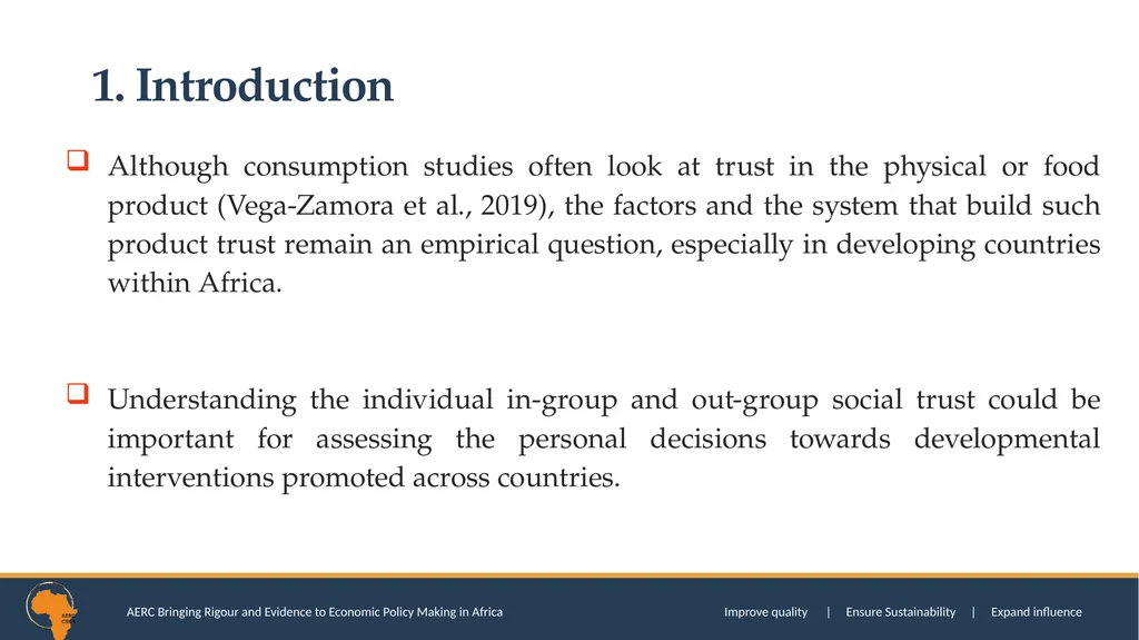 SOCIAL TRUST AND CONSUMPTION EXPENDITURE DECISIONS - slide 4 of 52