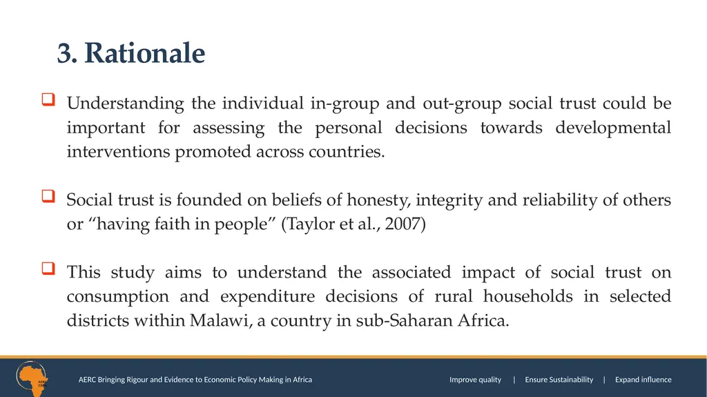SOCIAL TRUST AND CONSUMPTION EXPENDITURE DECISIONS - slide 10 of 52