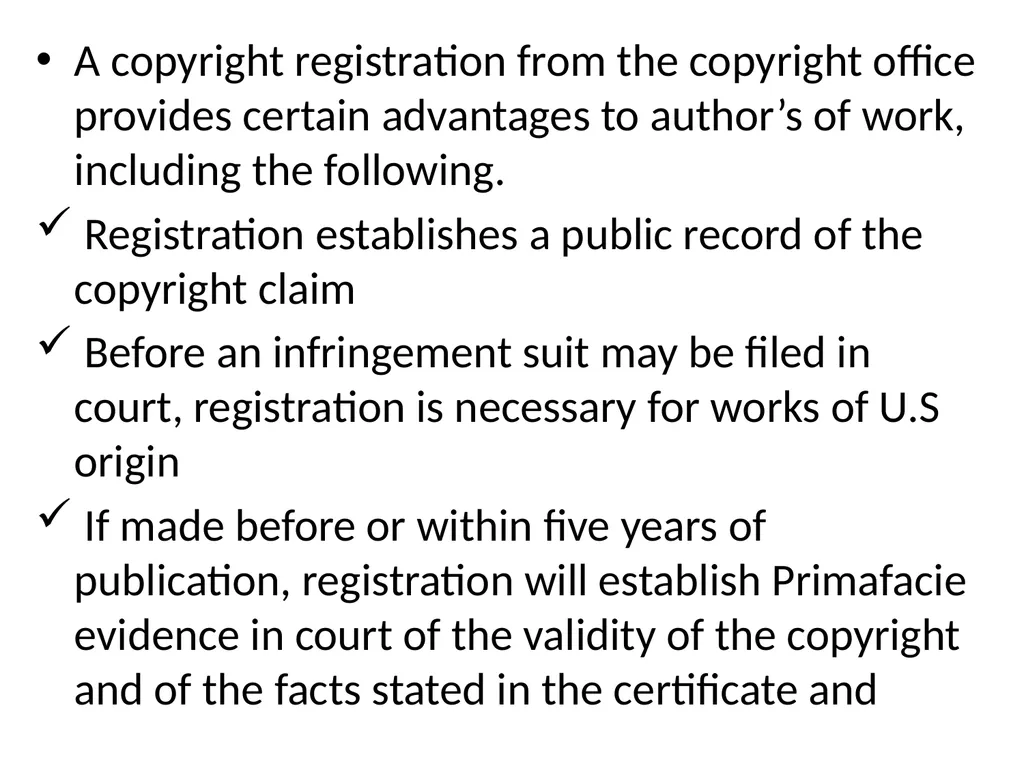 UNIT-3 COPYRIGHTS Law Of Copy Rights : Fundamental - slide 12 of 78