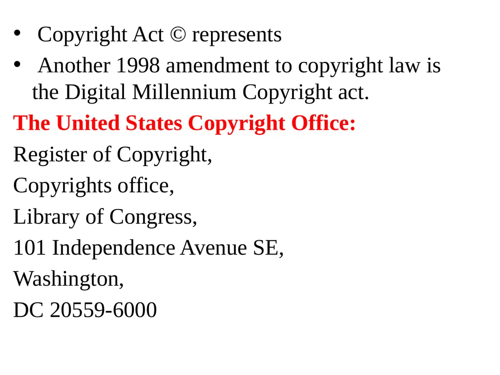UNIT-3 COPYRIGHTS Law Of Copy Rights : Fundamental - slide 14 of 78