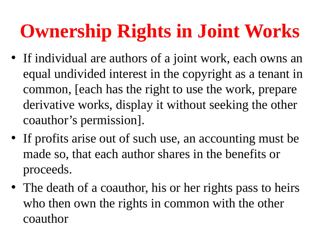 UNIT-3 COPYRIGHTS Law Of Copy Rights : Fundamental - slide 36 of 78