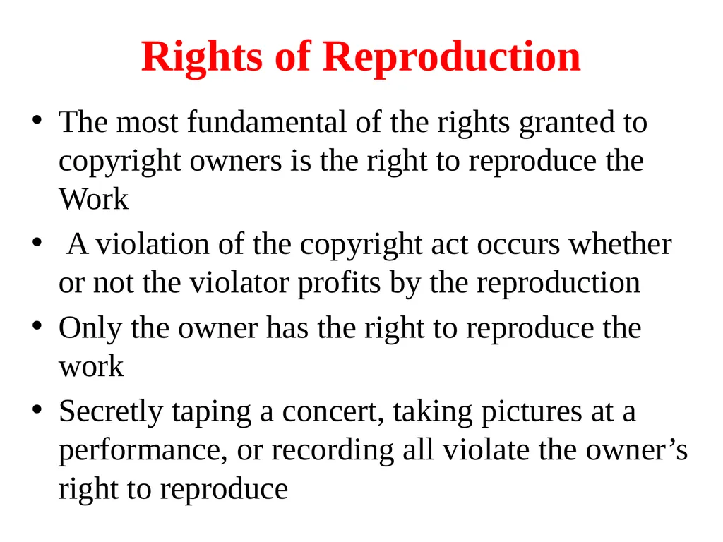 UNIT-3 COPYRIGHTS Law Of Copy Rights : Fundamental - slide 27 of 78