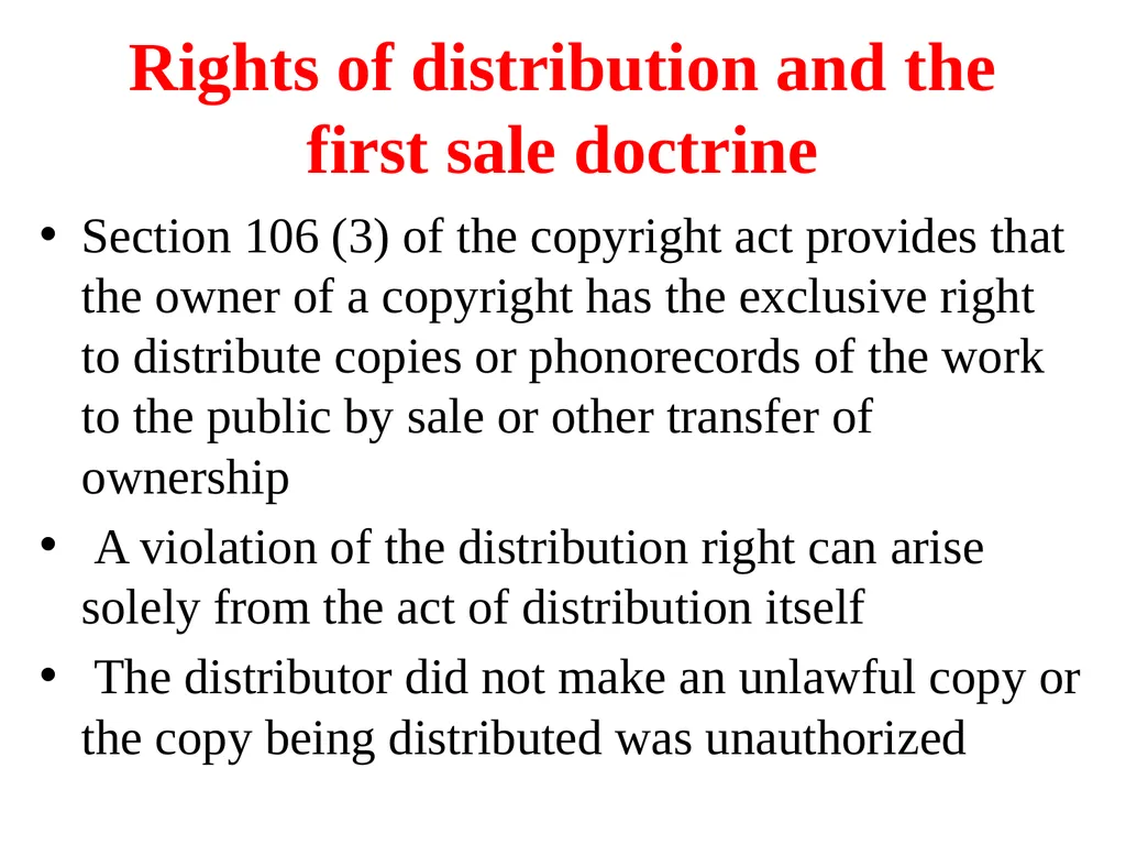 UNIT-3 COPYRIGHTS Law Of Copy Rights : Fundamental - slide 31 of 78