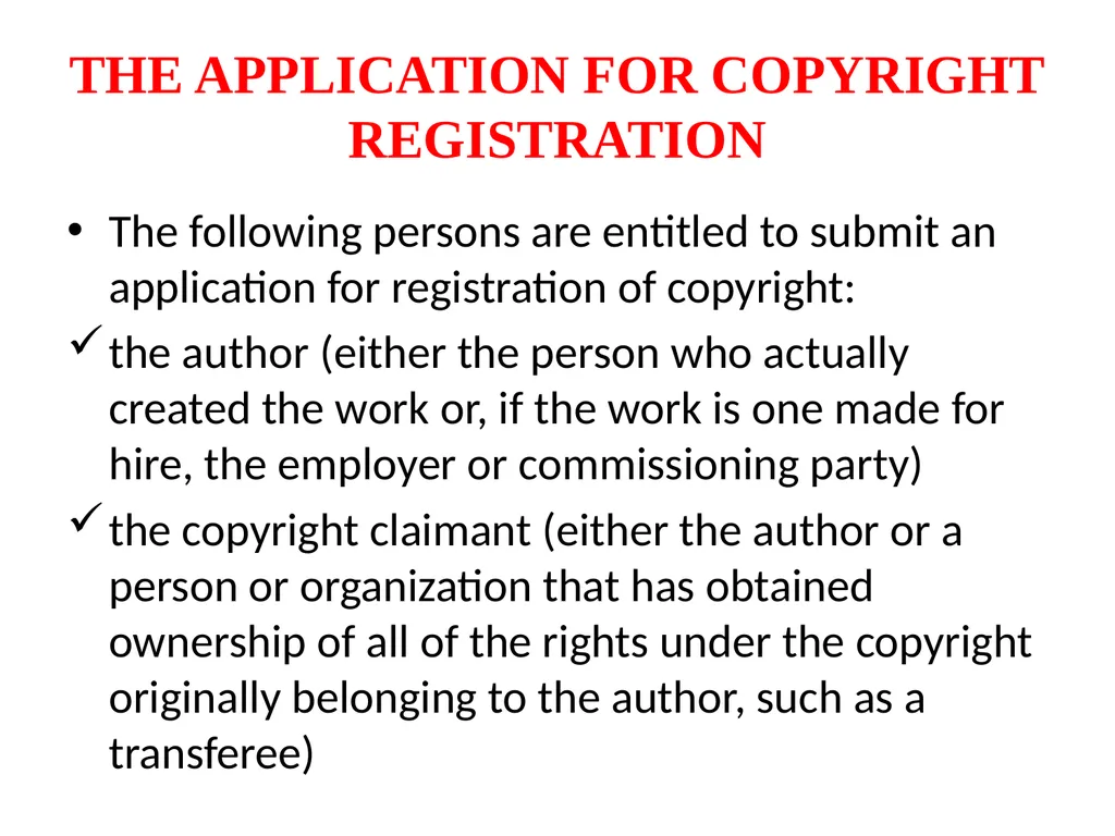 UNIT-3 COPYRIGHTS Law Of Copy Rights : Fundamental - slide 44 of 78