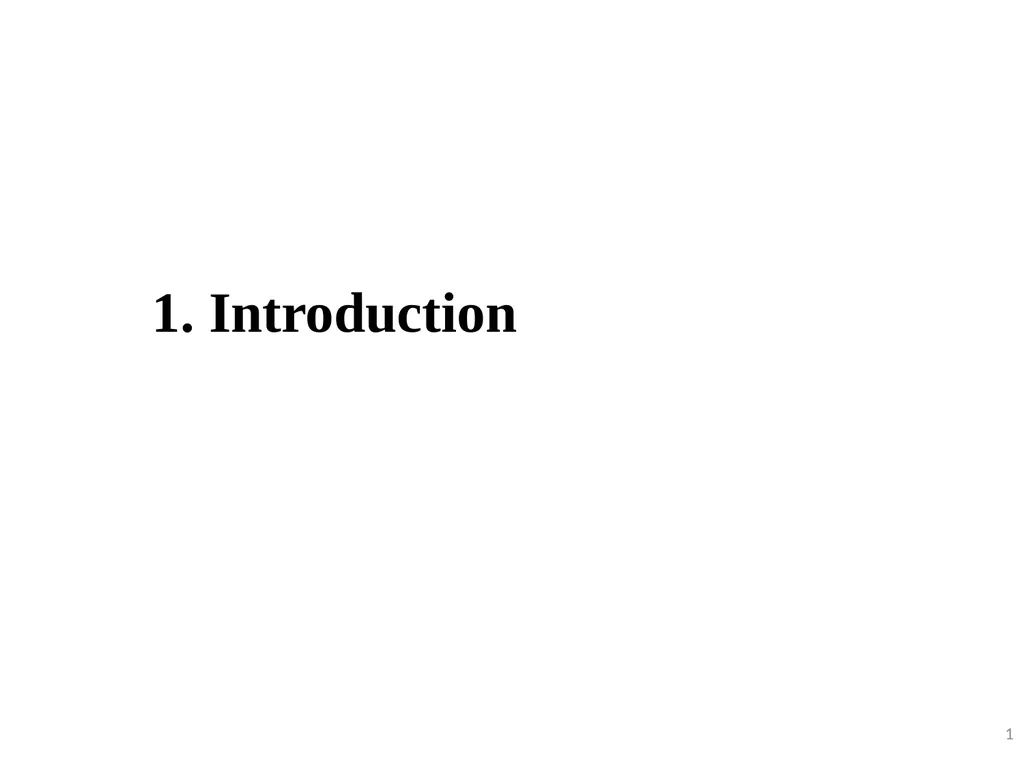 1. Introduction 1 Definitions and Concepts of - slide 1 of 21