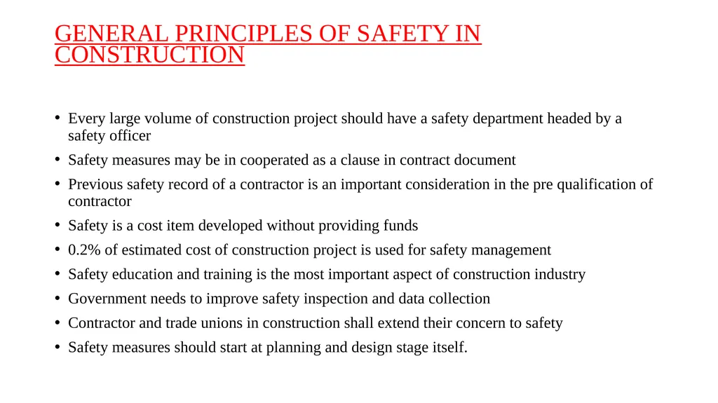 Chapter-4 PRINCIPLES OF SAFETY IN CONSTRUCTION - slide 3 of 64
