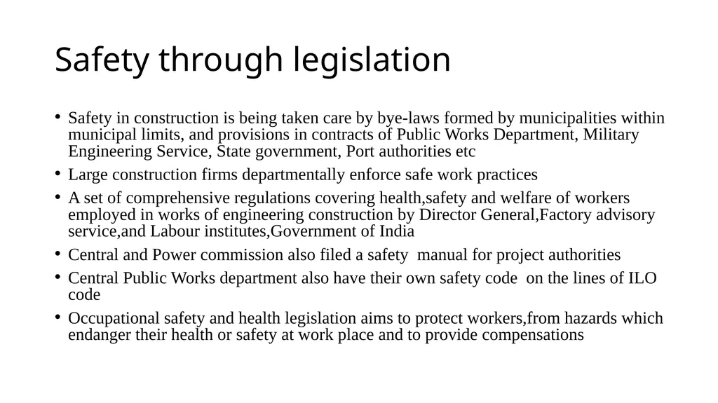 Chapter-4 PRINCIPLES OF SAFETY IN CONSTRUCTION - slide 11 of 64
