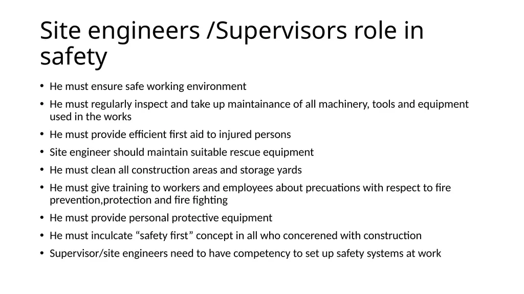 Chapter-4 PRINCIPLES OF SAFETY IN CONSTRUCTION - slide 10 of 64