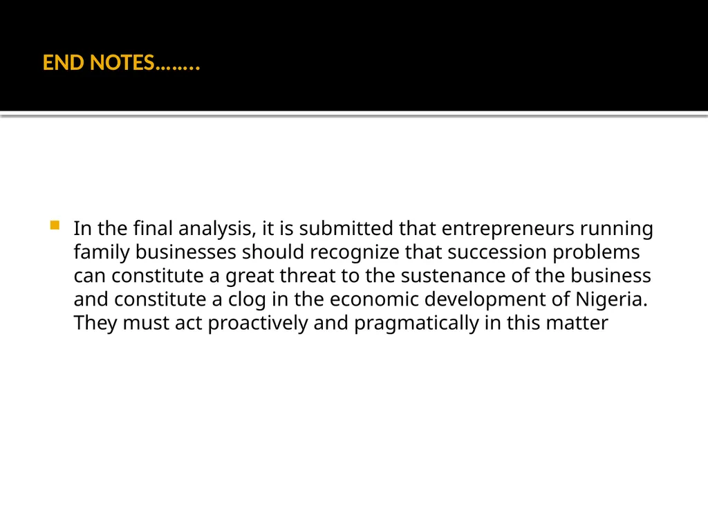 FOB: FAMILY OWNED BUSINESSES GST DR. OLANIPEKUN - slide 22 of 88