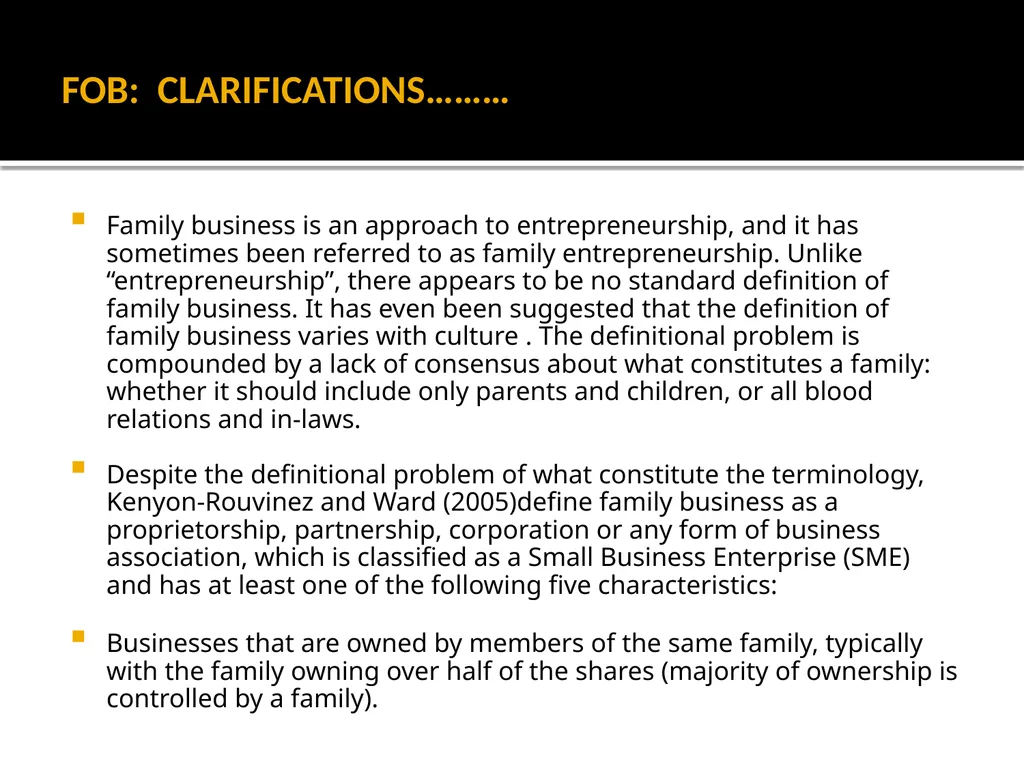 FOB: FAMILY OWNED BUSINESSES GST DR. OLANIPEKUN - slide 2 of 88