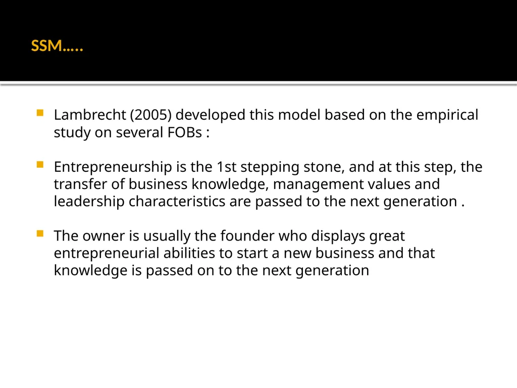 FOB: FAMILY OWNED BUSINESSES GST DR. OLANIPEKUN - slide 77 of 88