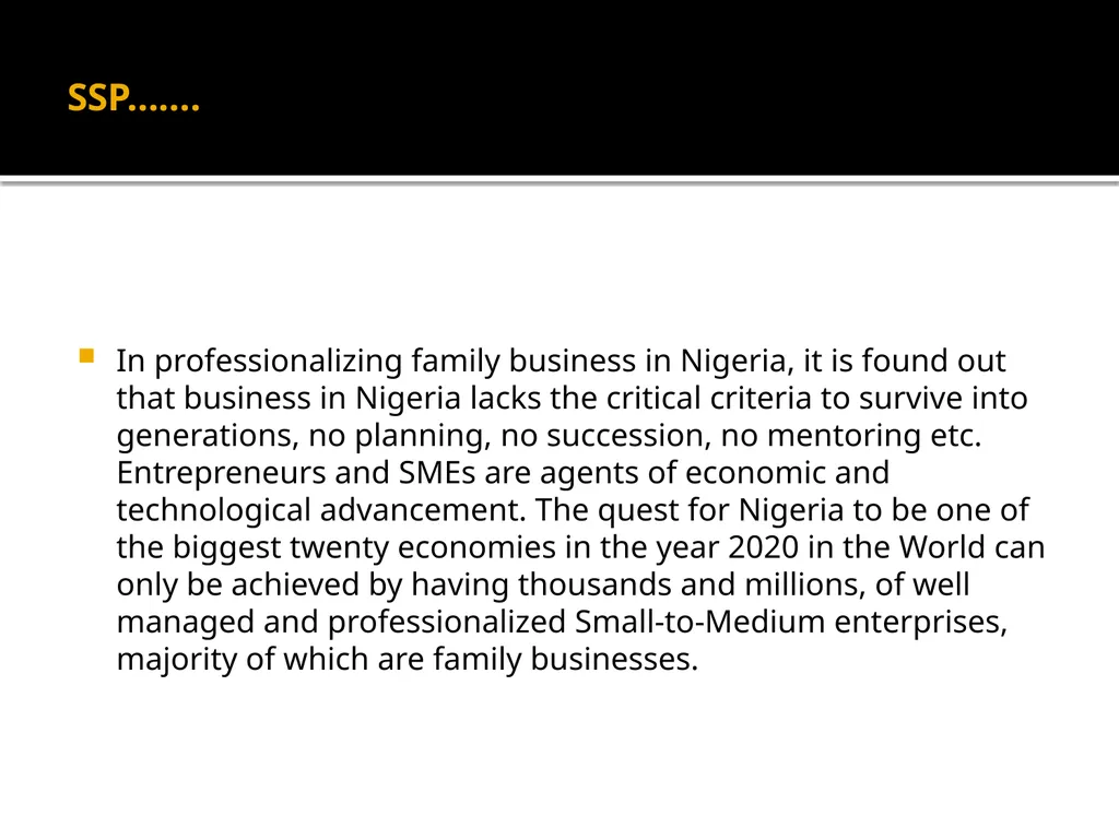 FOB: FAMILY OWNED BUSINESSES GST DR. OLANIPEKUN - slide 14 of 88