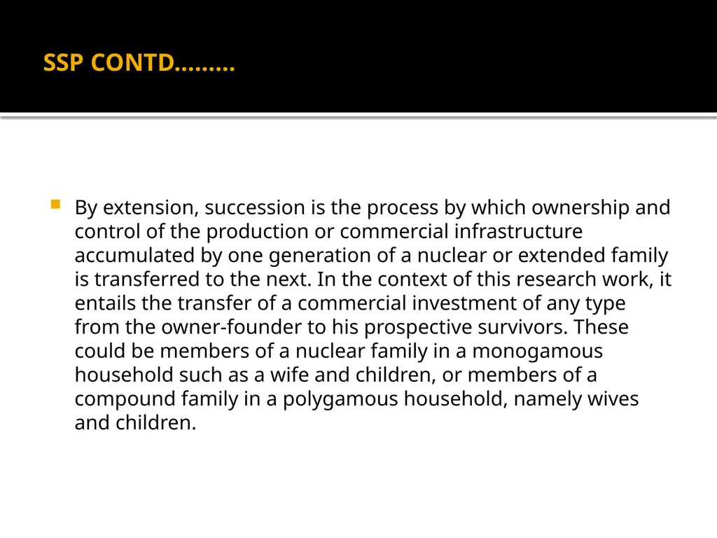 FOB: FAMILY OWNED BUSINESSES GST DR. OLANIPEKUN - slide 13 of 88