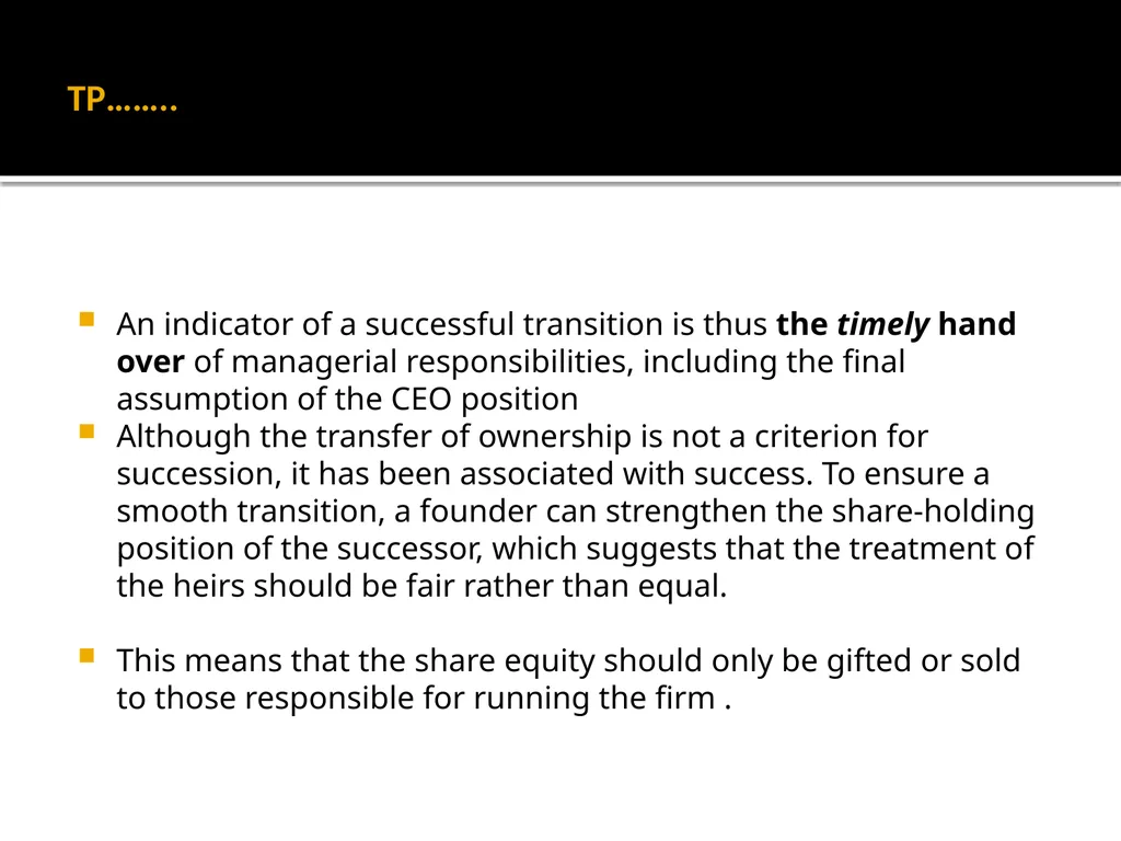 FOB: FAMILY OWNED BUSINESSES GST DR. OLANIPEKUN - slide 71 of 88