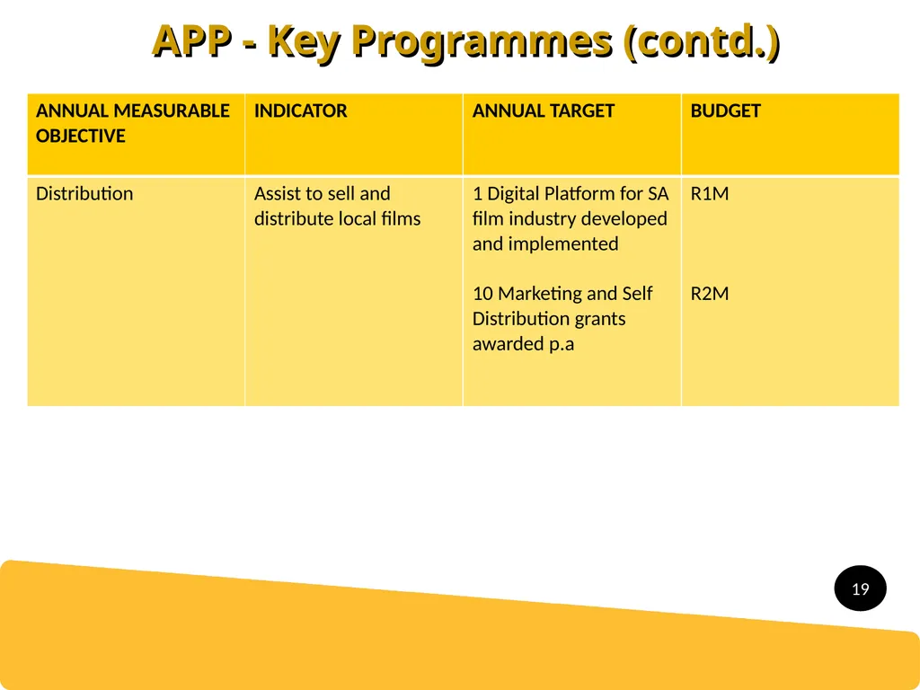 Presentation to Portfolio Committee 2016/17 APP - slide 19 of 23
