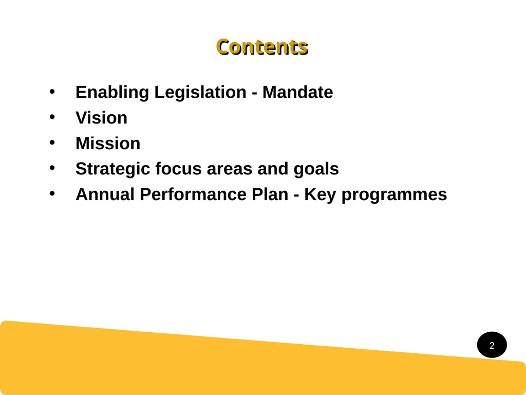Presentation to Portfolio Committee 2016/17 APP - slide 2 of 23